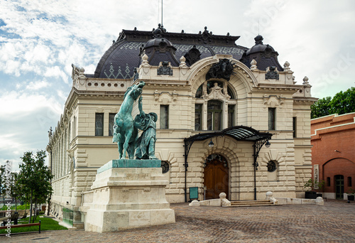 The rebuilt Royal Riding Hall at Buda Castle, Budapest, Hungary. photo