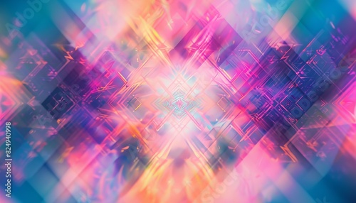 Vibrant Abstract Colorful Wallpaper  A Modern Bright Digital Background Template
