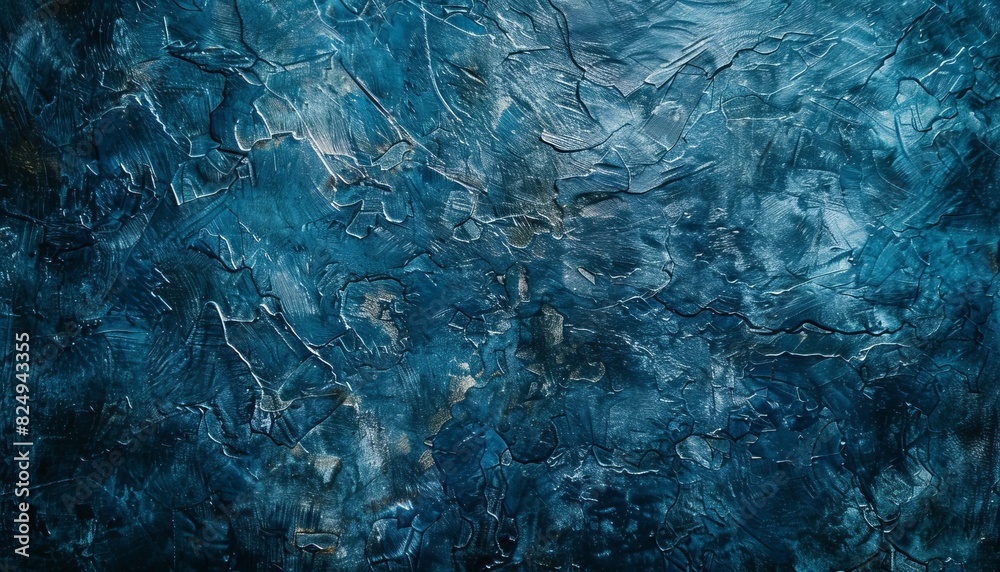 Obraz premium Midnight Blues: A Moody Cement Texture Background