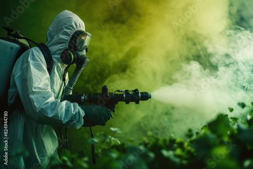 Effective pest elimination: expert spraying technique