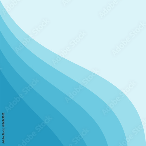 water wave background vector illustration