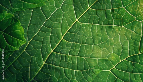 Enchanting Abstract Green Leaf Texture: A Stunning Background - AR 7:4