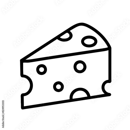 Rich black and white vector depiction of creamy cheese on transparent background, exuding indulgence and culinary versatility, a savory addition to gourmet cuisine and dairy-themed designs.
