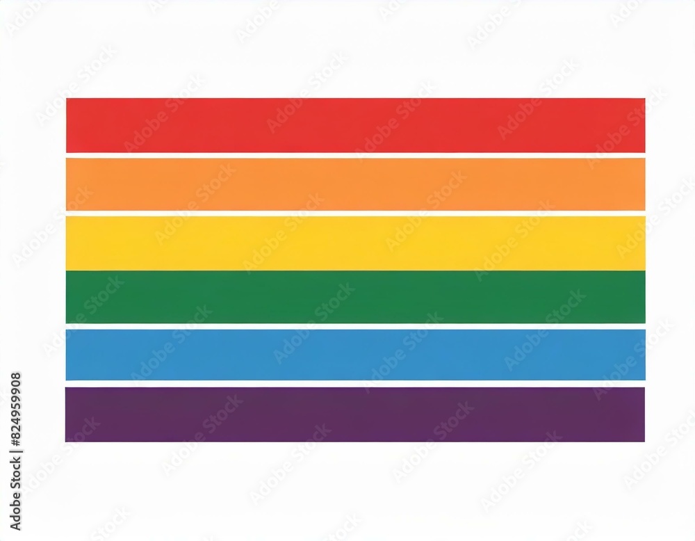 lgbt flag icon vector image on white background, queer pride month