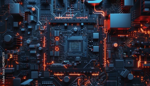 Decoding the Inner Workings of the Logic Board: An Examination of the CPU Motherboard, Circuit, Syst