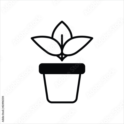 Plant vector icon