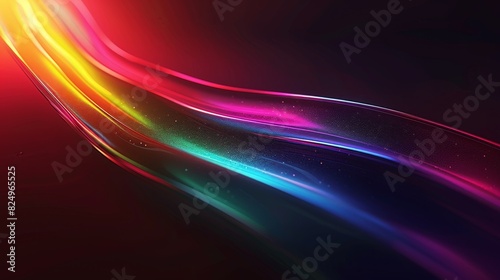 Gradient Trendy Neon light colorful background