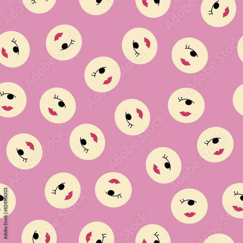 Continuous background, surface pattern. Seamless design for stationery, branding.
