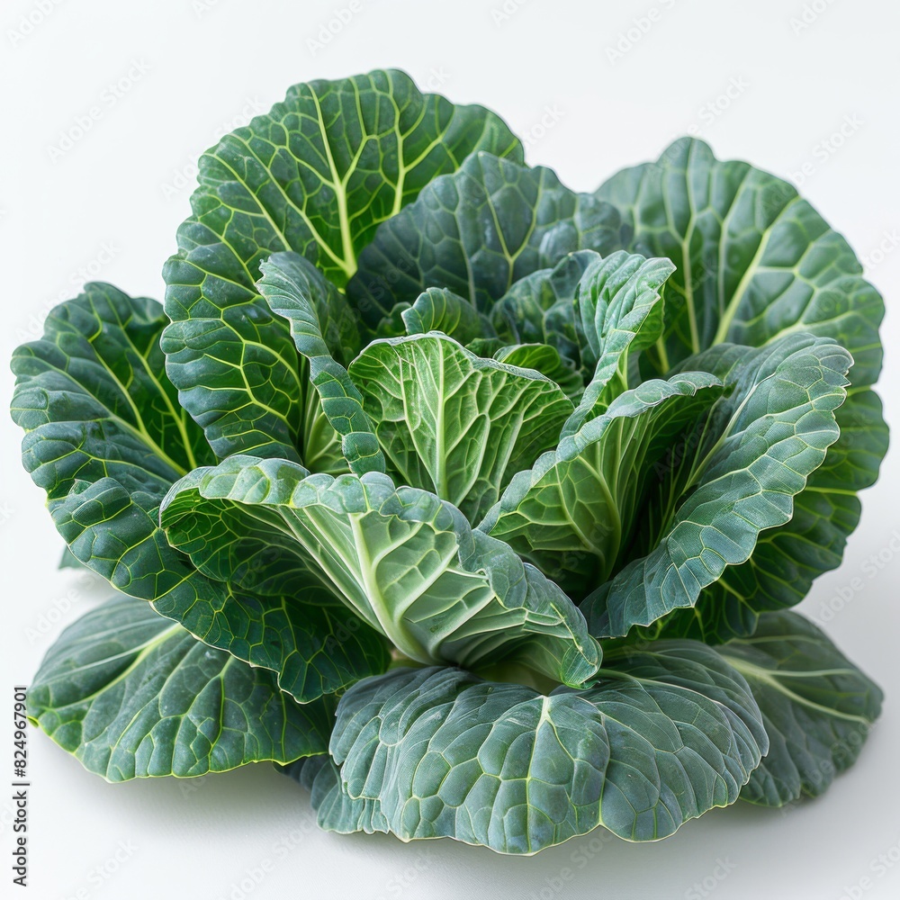 cabbage on a white background cabbage on a white background