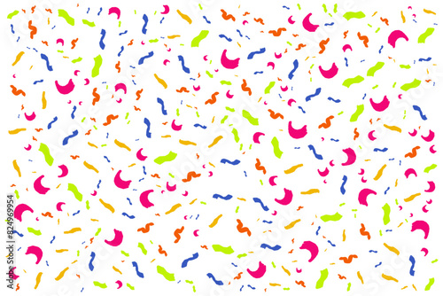 abstract colorful confetti background