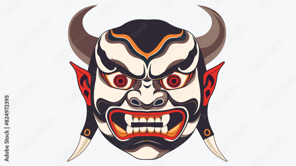 Hannya Japanese devil noh mask of Japan kabuki theate