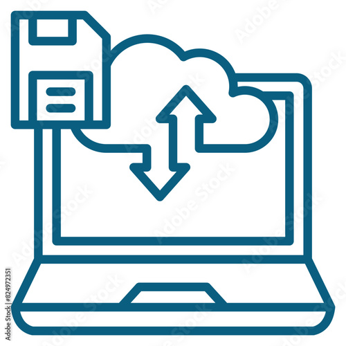 External Storage Icon Element For Design