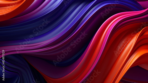 Abstract artistic 3D dynamic gradient background picture 