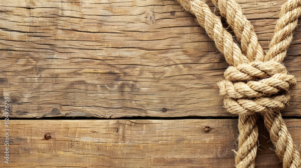 Riding rope on a wooden background with copy space for text or design, framed like a cowboy rope border. Riding rope on a wooden background with copy space for text or design, framed like a cowboy rope border.