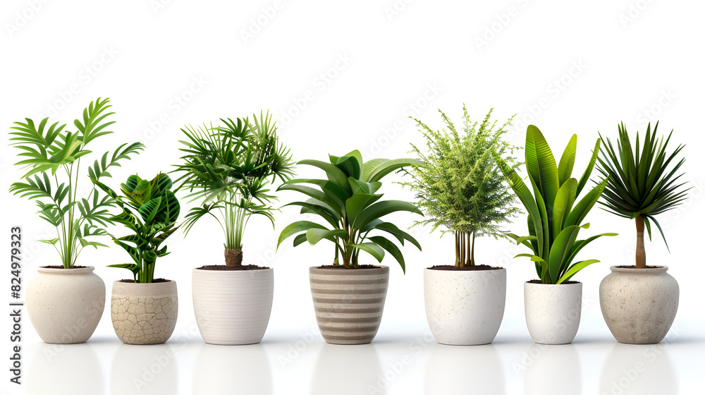 Set of different houseplants in flower pots on white background ,Domestic Foliage Array Houseplants Collection on a White or Clear Surface PNG Transparent Background Set of different houseplants in flower pots on white background ,Domestic Foliage Array Houseplants Collection on a White or Clear Surface PNG Transparent Background
