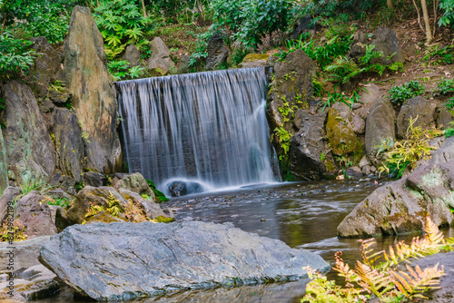 waterfall in autumn