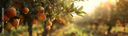 Bountiful Orchard Aglow wit...