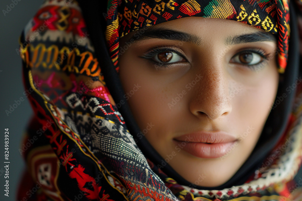 Generative AI picture Portrait of traditional arabian person people in ethnic clothes in real life Generative AI picture Portrait of traditional arabian person people in ethnic clothes in real life