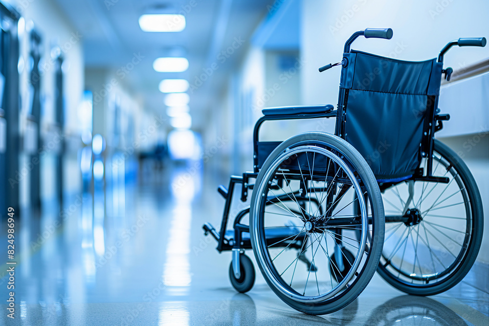 Generated by AI illustration of disabled man woman person using wheelchair on city nature park outdoors disability insurance Generated by AI illustration of disabled man woman person using wheelchair on city nature park outdoors disability insurance
