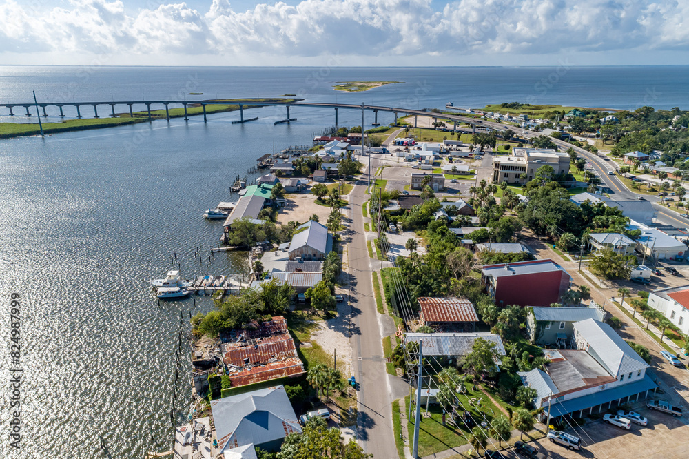 Naklejka premium Apalachicola, fl