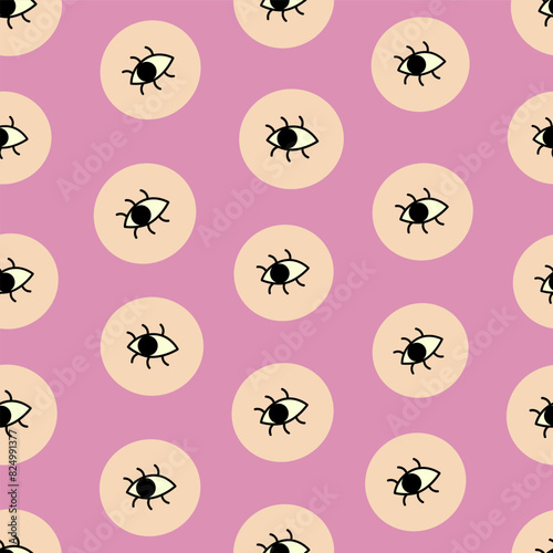Seamless texture, endless pattern. Simple print for fabric, packaging.