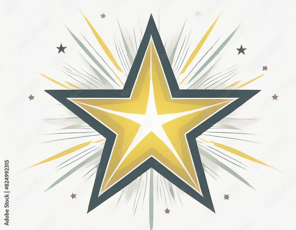star icon vector image on white background star icon vector image on white background