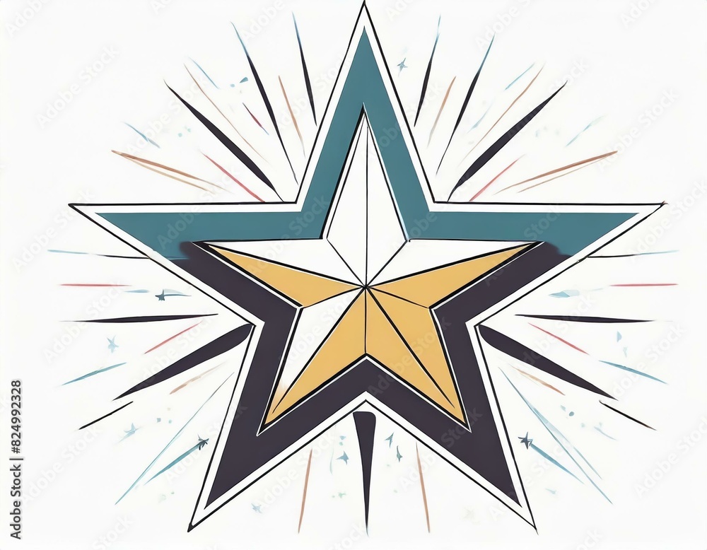star icon vector image on white background star icon vector image on white background