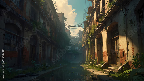Haunting Urban Decay: Generative AI