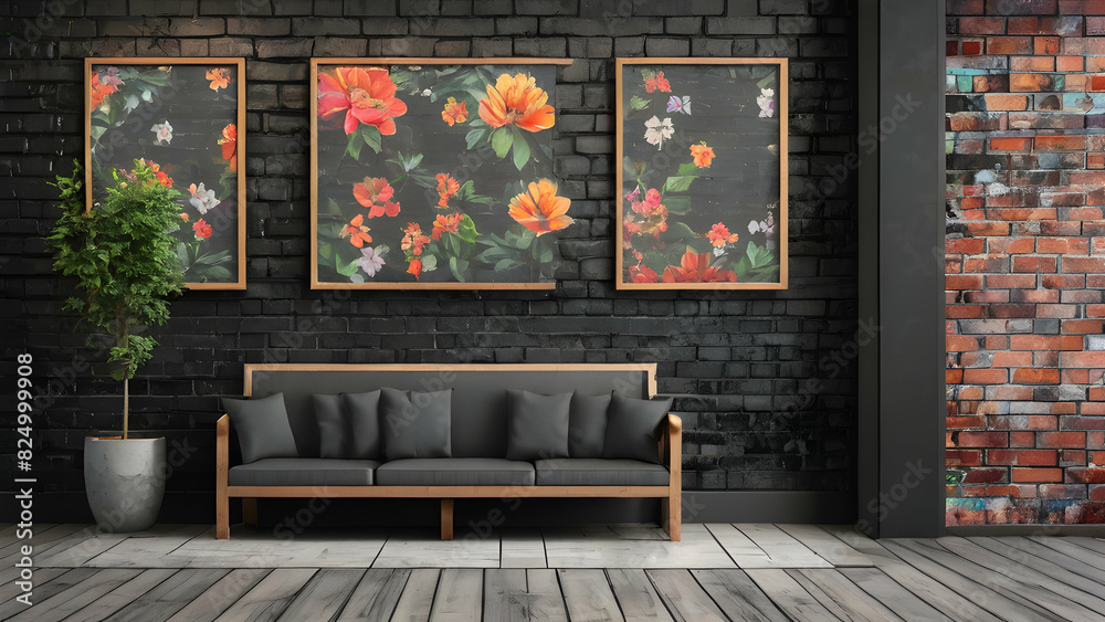 Frame Wall Art Mockup Living Room Frame Wall Art Mockup Living Room