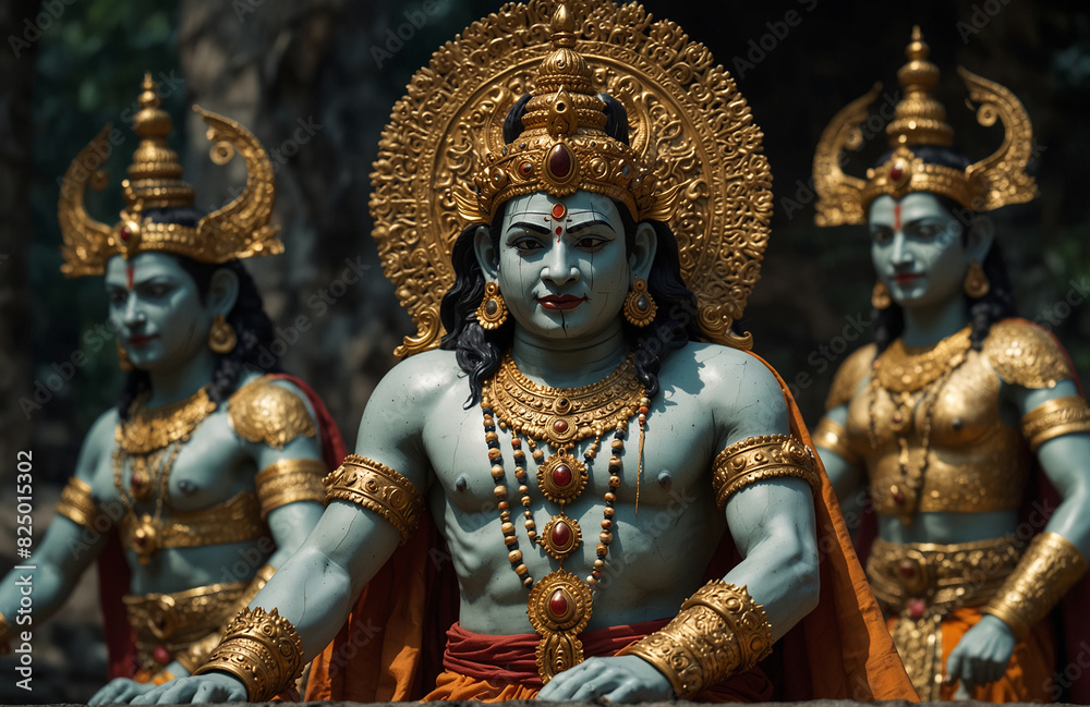 Rakshasas are demon-like beings in Hindu and Buddhist mythology