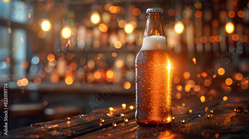 Premium beer concept art, perfect for mockups and idea generation