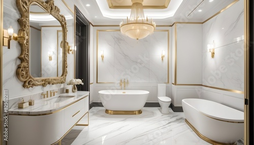 modern luxury bathroom interior