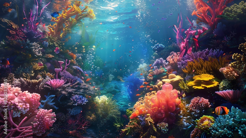  an image of a coral reef