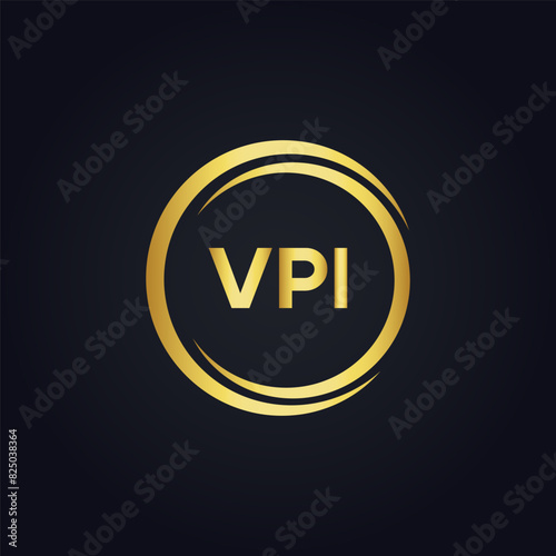 VPI logo. V P I design. White VPI letter. VPI, V P I letter logo design. V P I letter logo design in FIVE, FOUR, THREE, style. letter logo set in one artboard. V P I letter logo vector design.