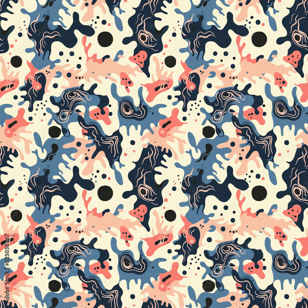 Naklejka premium Abstract camouflage pattern