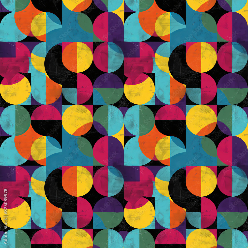 Geometric Abstract Colorful Seamless Pattern Geometric Abstract Colorful Seamless Pattern