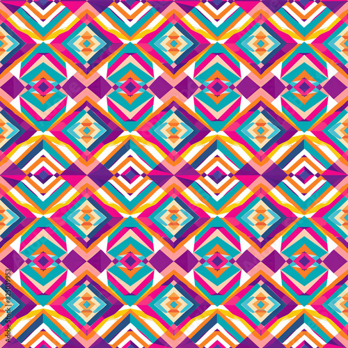 Geometric colorful pattern