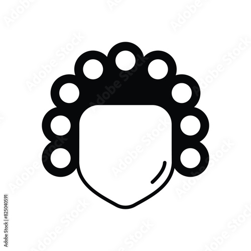 Hair Perming vector icon
