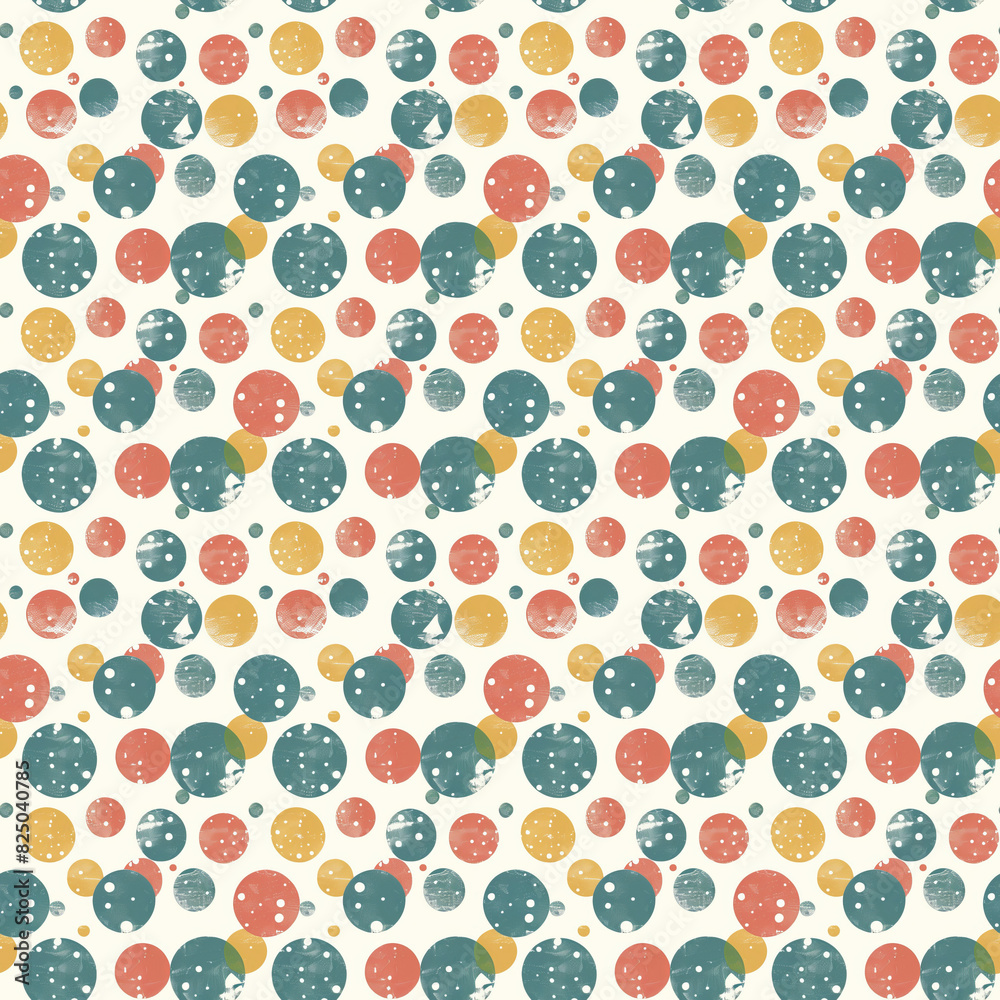 Colorful polka dot pattern Colorful polka dot pattern