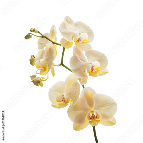 Orchid  transparent background  isolated image  generative AI