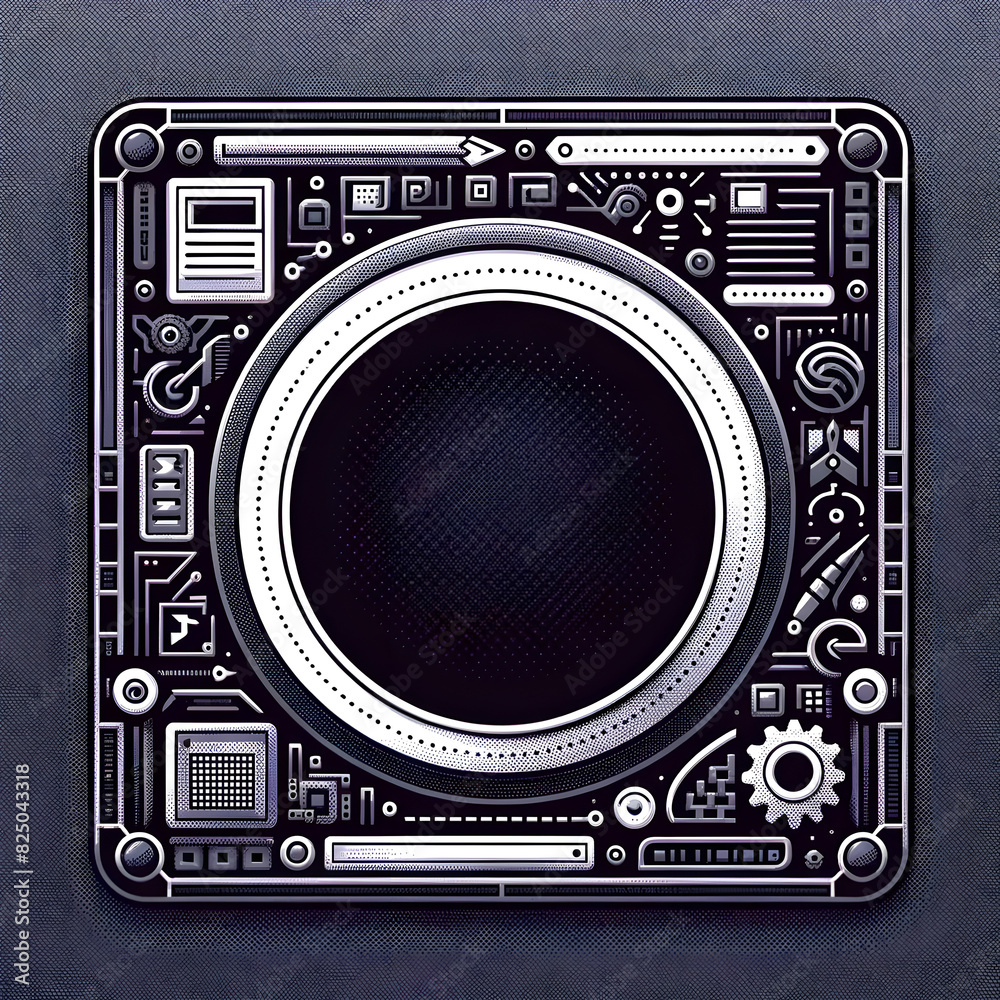 Fototapeta premium workflow frame