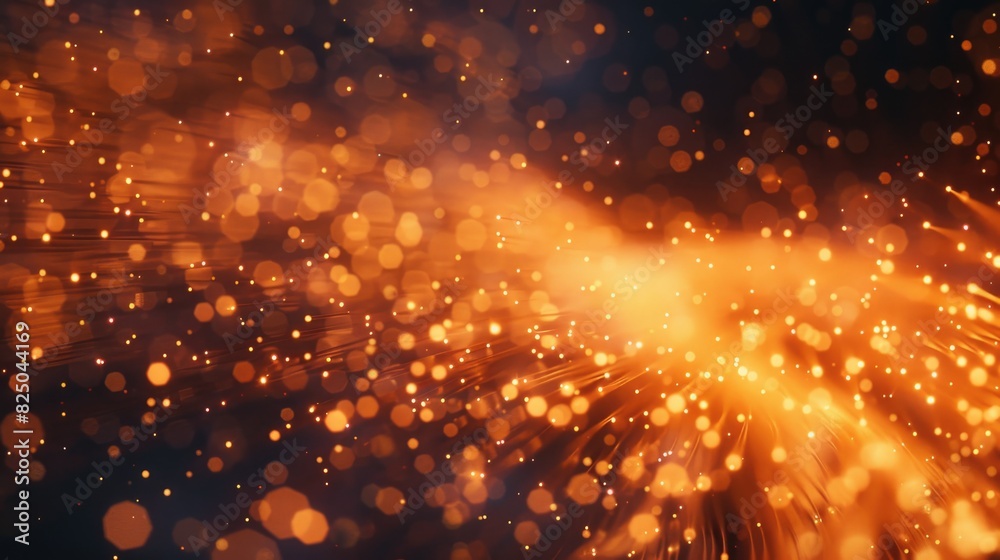 Sparkling Golden Bokeh Lights Abstract Background Sparkling Golden Bokeh Lights Abstract Background