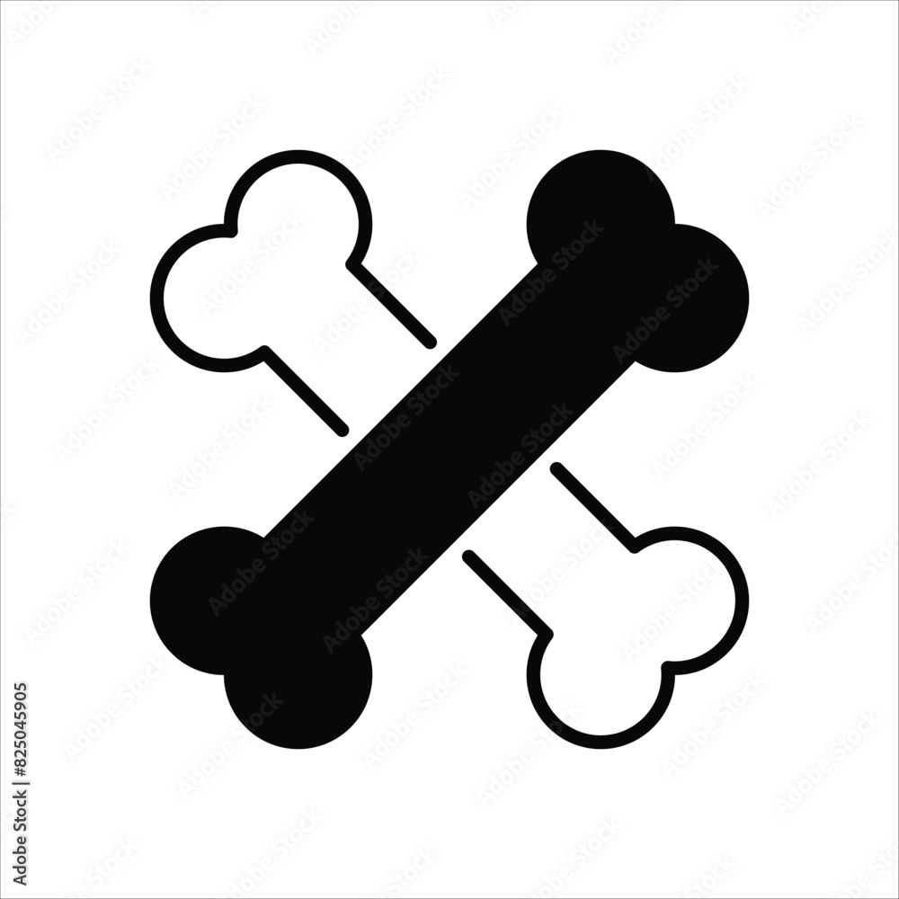 Bones vector icon Bones vector icon
