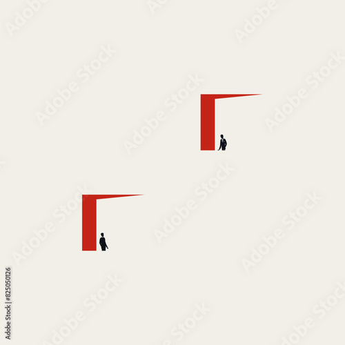 BMsilsCommunicaCommunication and conversation vector concept. Symbol of understanding, argument. Minimal design eps10 illustration.tionWindows