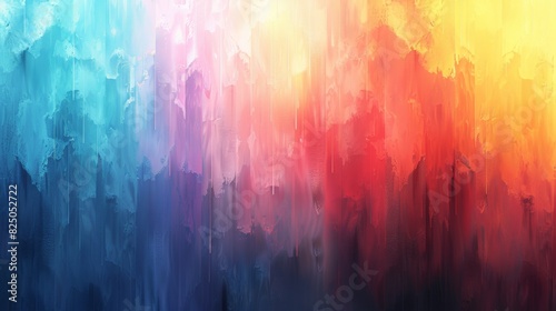 An abstract background featuring a gradient of rainbow colors blending seamlessly, representing unity and inclusivity within the LGBTQIA+ community. The smooth transitions convey harmony and support. photo