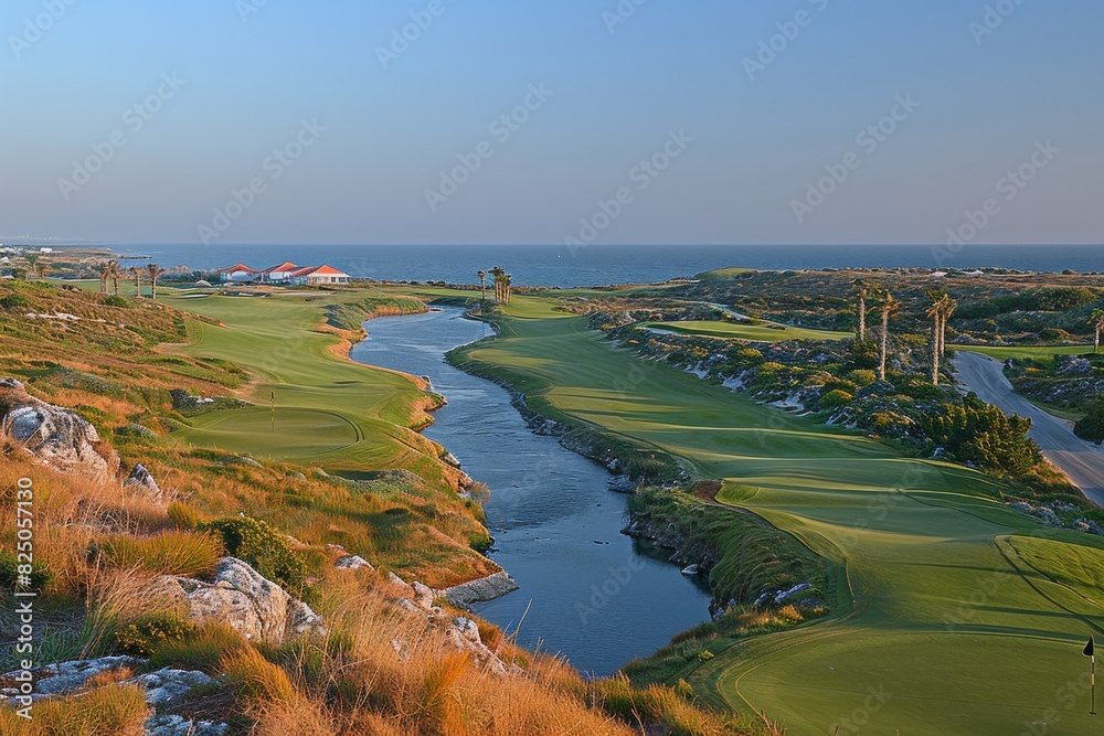 Golf Course Adjacent to Waterway