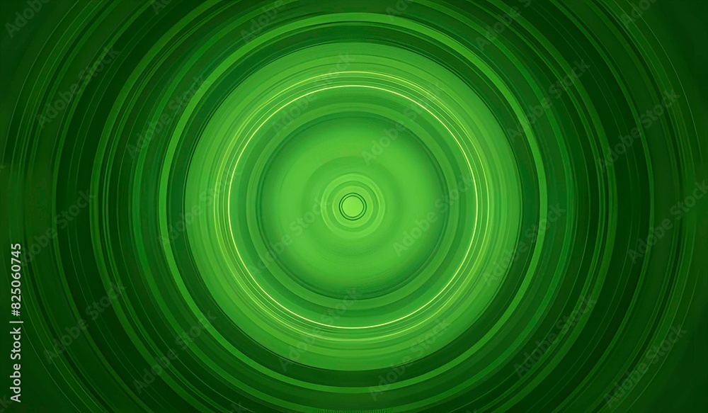 Abstract background texture of green circles. AI Generated