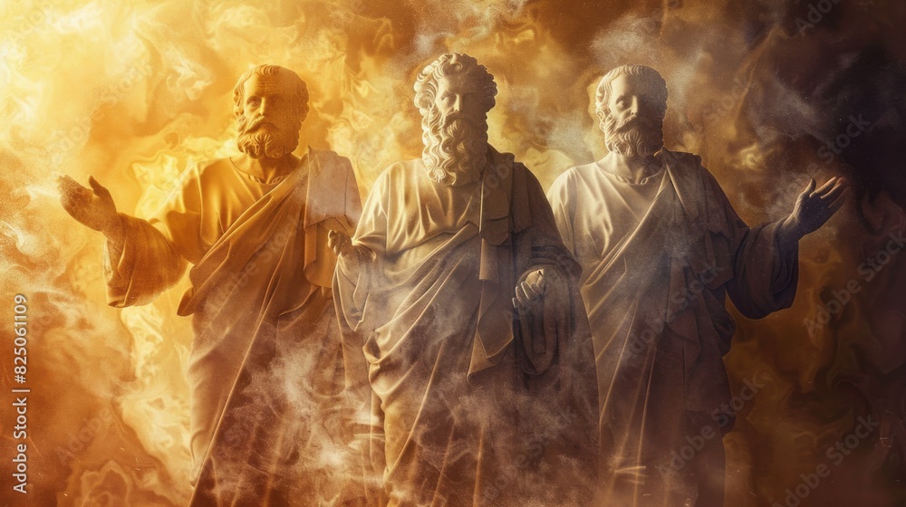 trinity sunday background concept. holy spirits. with copy space. pentecost