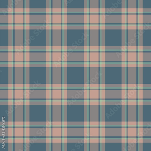 Tartan background texture of plaid vector check with a seamless pattern fabric textile.