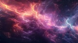 An abstract space background showcasing the ethereal beauty of a nebula, with wisps of gas and dust in pastel colors softly merging into the dark expanse of the universe.